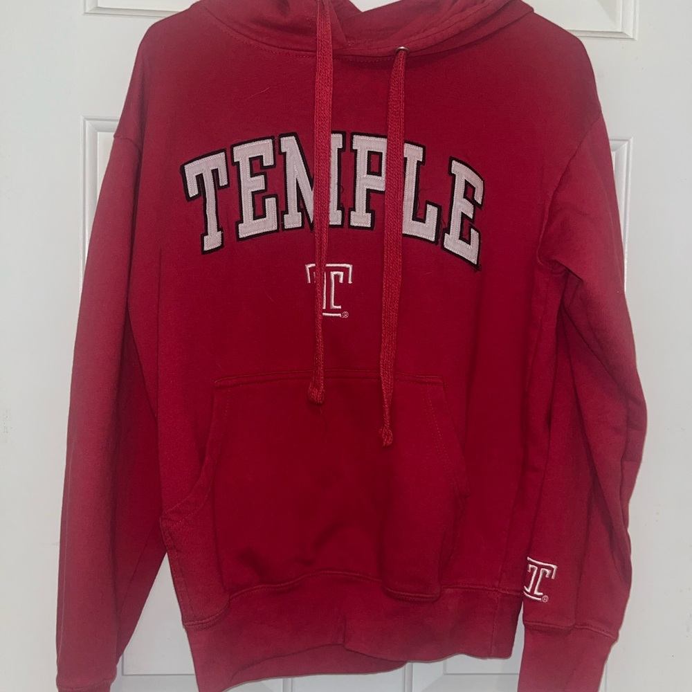 Temple Red Hoodie